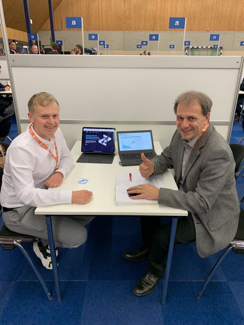 Fluvius visiting the European Space Agency technology centre in the Netherlands