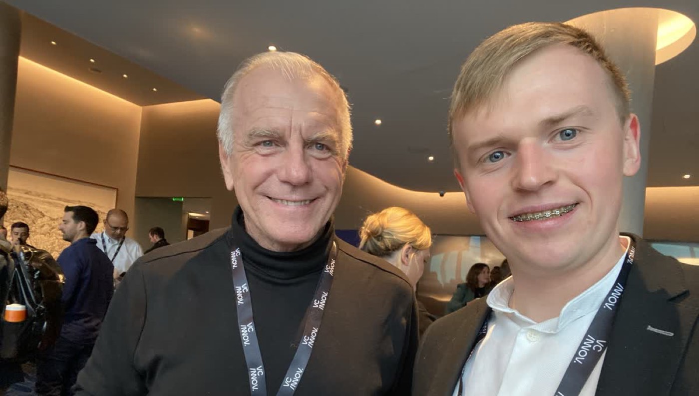 Fluvius between sessions at a venture and innovation conference