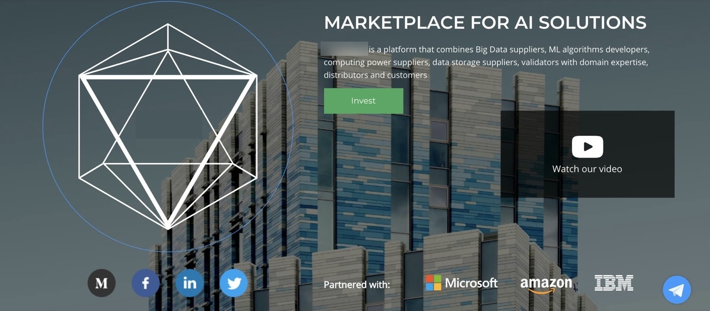 The exchange interface, where data, models and compute are listed and settled between the three sides of the marketplace