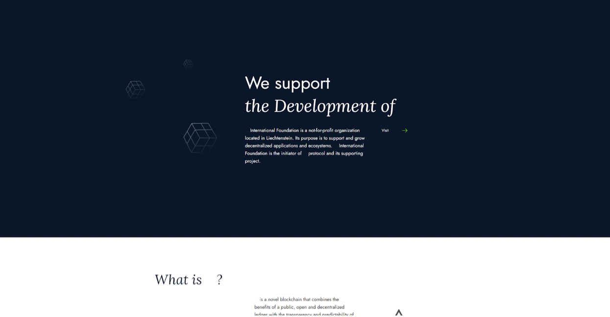 Blockchain legal-governance system — screen 2
